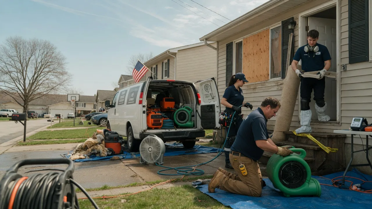 Water Damage Restoration in Tiro, OH near me